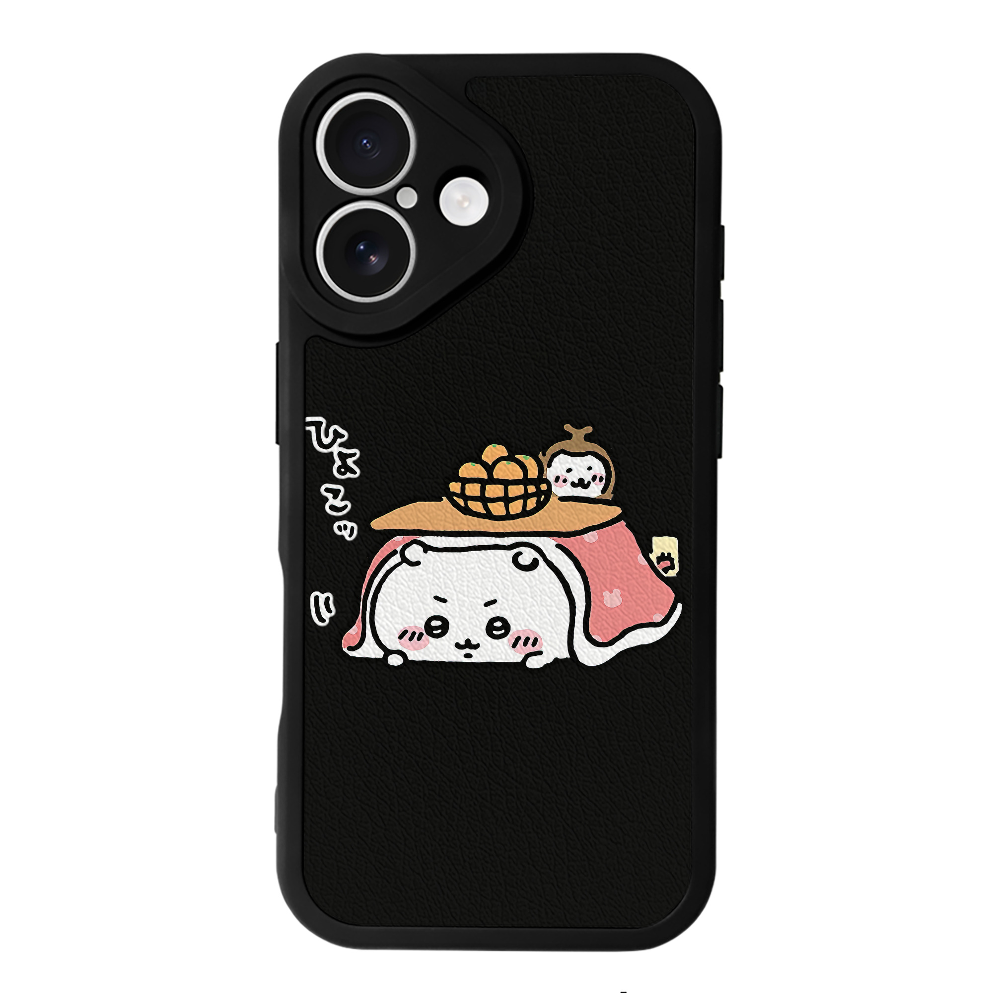 （画像用） ちいかわ ちいかわ Chii-kawa chiikawa 【iPhone 16シリーズ対応】シリコンスマホケース（レザー調） 材質：シリコン